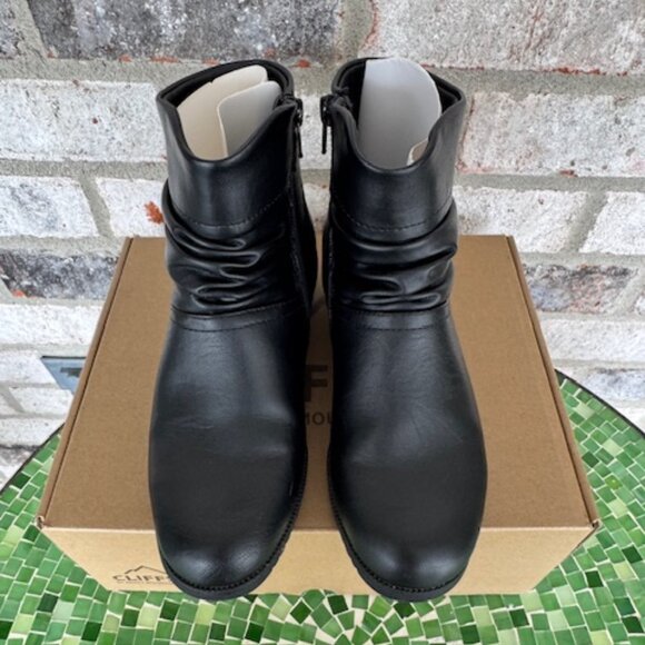 Cliffs by White Mountain Booties - Durbon BLACK/Smooth 7 Wide - Picture 3 of 10